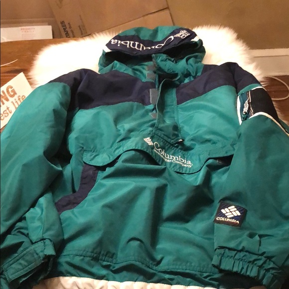 columbia pullover jacket men's